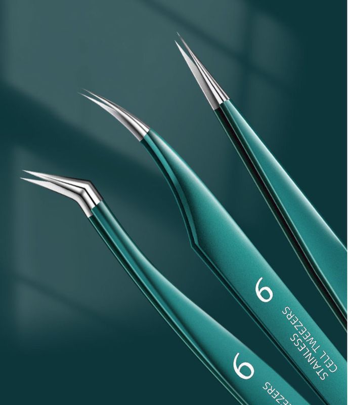 Tweezer Pointy For Lashes Application, Singles