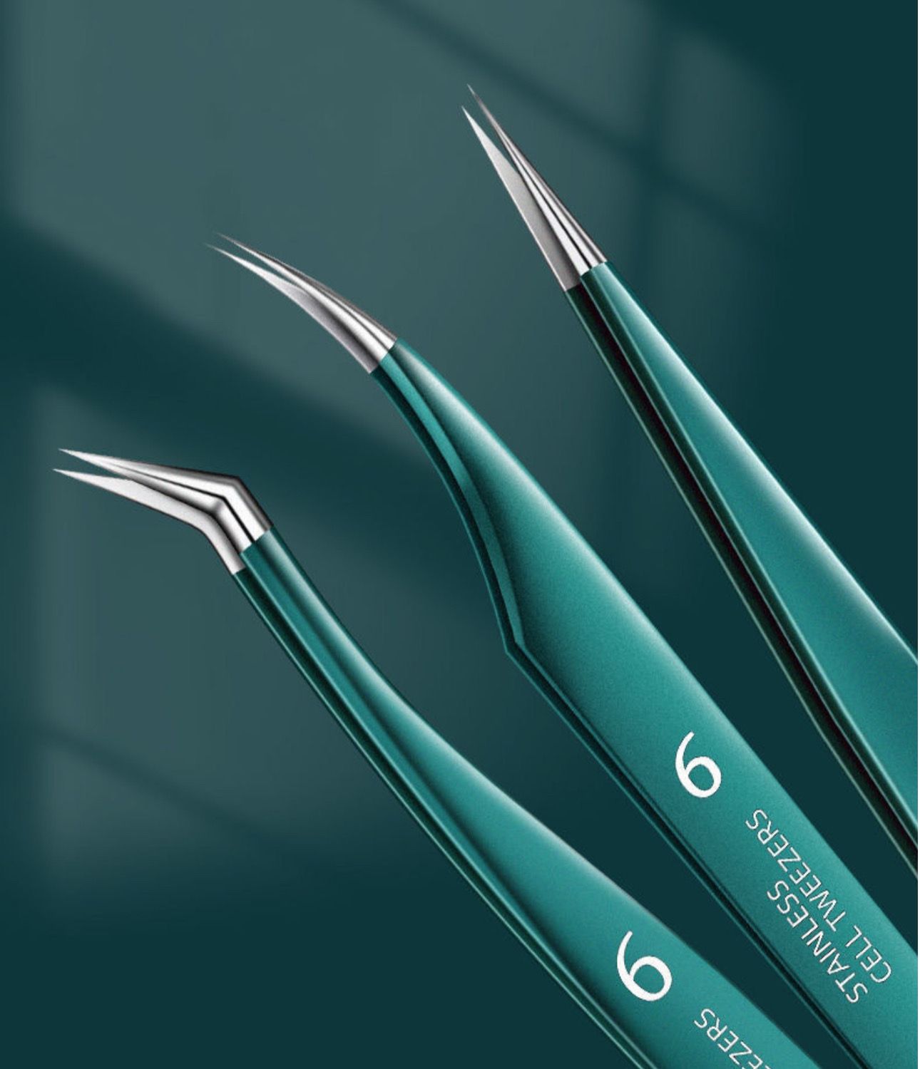Tweezer Pointy For Lashes Application, Singles