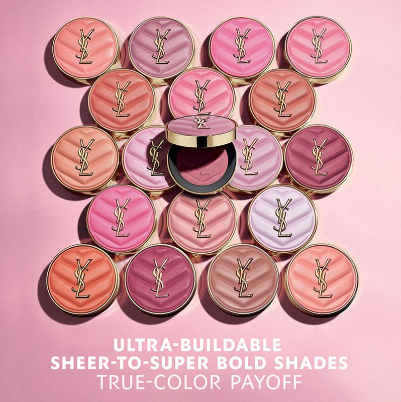 Yves Saint Laurent, an ultra-sensorial silky powder blush that blurs the look of pores and imperfections. MAKE ME BLUSH - BOLD BLURRING BLUSH 6g, Available In #6 ; #42