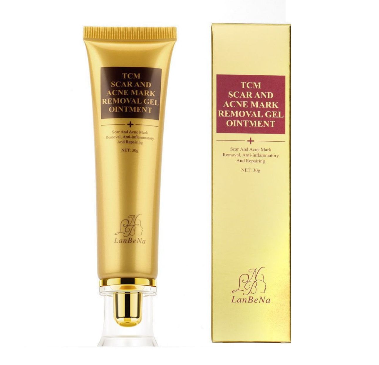 Lanbena Scar and Acne Mark Removal Gel Ointment Cream