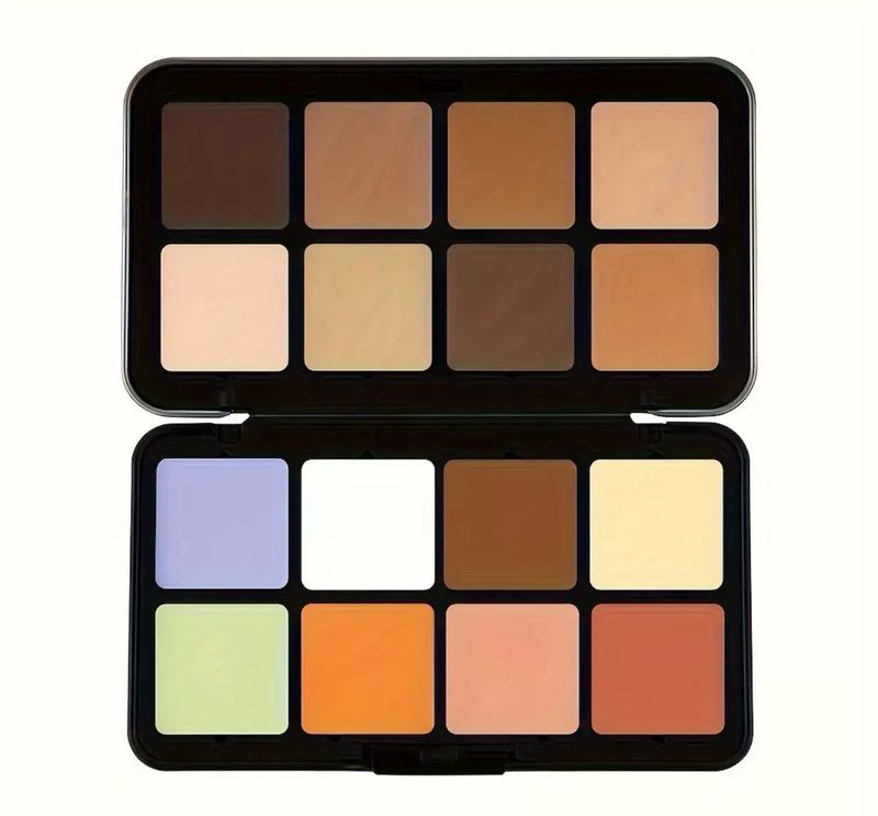 CARLA SECRET Camouflage HD 16 Colour Palette, Metal Box