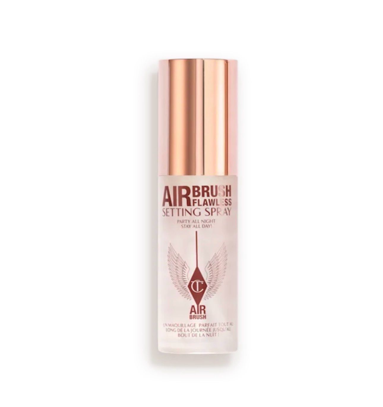 Charlotte Tilbury Airbrush Flawless Setting Spray - Ultra-Fine Hydrating Mist to Prime &amp; Set Face Makeup For Up to 16Hr - Soothes, Blurs Pores &amp; Calms Skin Set Of 34mL X 2 / Special Offer ‼️