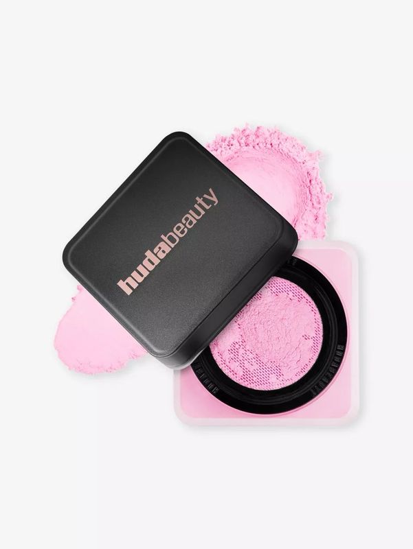Huda Beauty Easy Bake Loose Baking &amp; Setting Powder Full Size/ Blurs, Sets &amp; Locks in makeup for an all-day flawless finish. Cherry 🍒Blossom / Cupcake 🧁/ Birthday Cake 🎂 • 20G