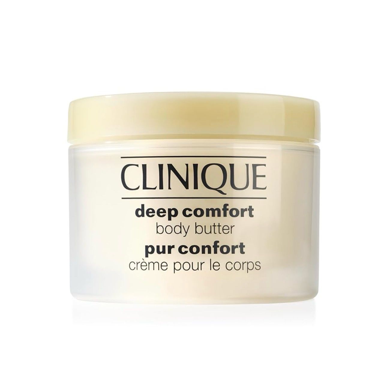 Clinique Deep Comfort Body Butter With Hyaluronic Acid, Shea Butter + Glycerin | Safe for Eczema-Prone Skin, 6.7 FI Oz / 200 mL