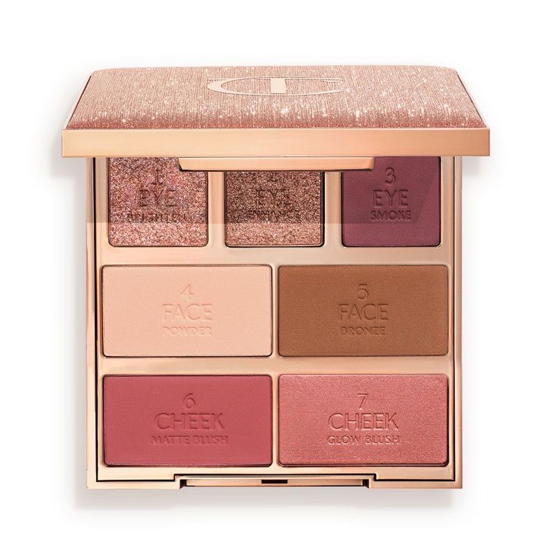 Charlotte Tilbury Instant Look in a Palette - Powder Face Makeup for Eyes &amp; Cheeks - Powder Bronzer, Highlighter &amp; Blush for the Perfect Summer-Fresh Glow - Dreamy, Bronzed Beauty - COMING SOON ‼️