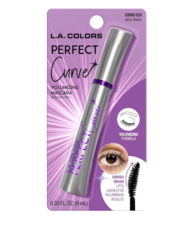 L.A. COLORS Perfect Curved Mascara (carded), Black CBMS320A