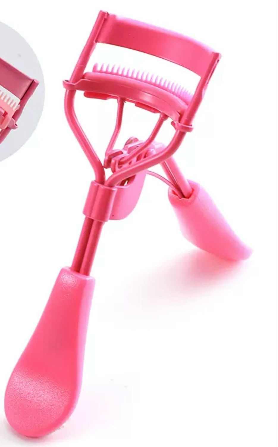 Eyelash Curler With Silicone Pads, Comfortable Grip for Effortless Curling – Eyelashes for The Perfect Eye Contour (Pink) COMING SOON ‼️