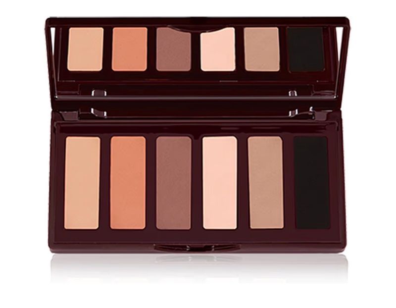 Charlotte Tilbury Super Nudes Easy Eye Eyeshadow Palette - Nude Matte Eyeshadow Palette with 6 Easy-to-Wear Shades for Effortless 90s Supermodel Smokey Eyes