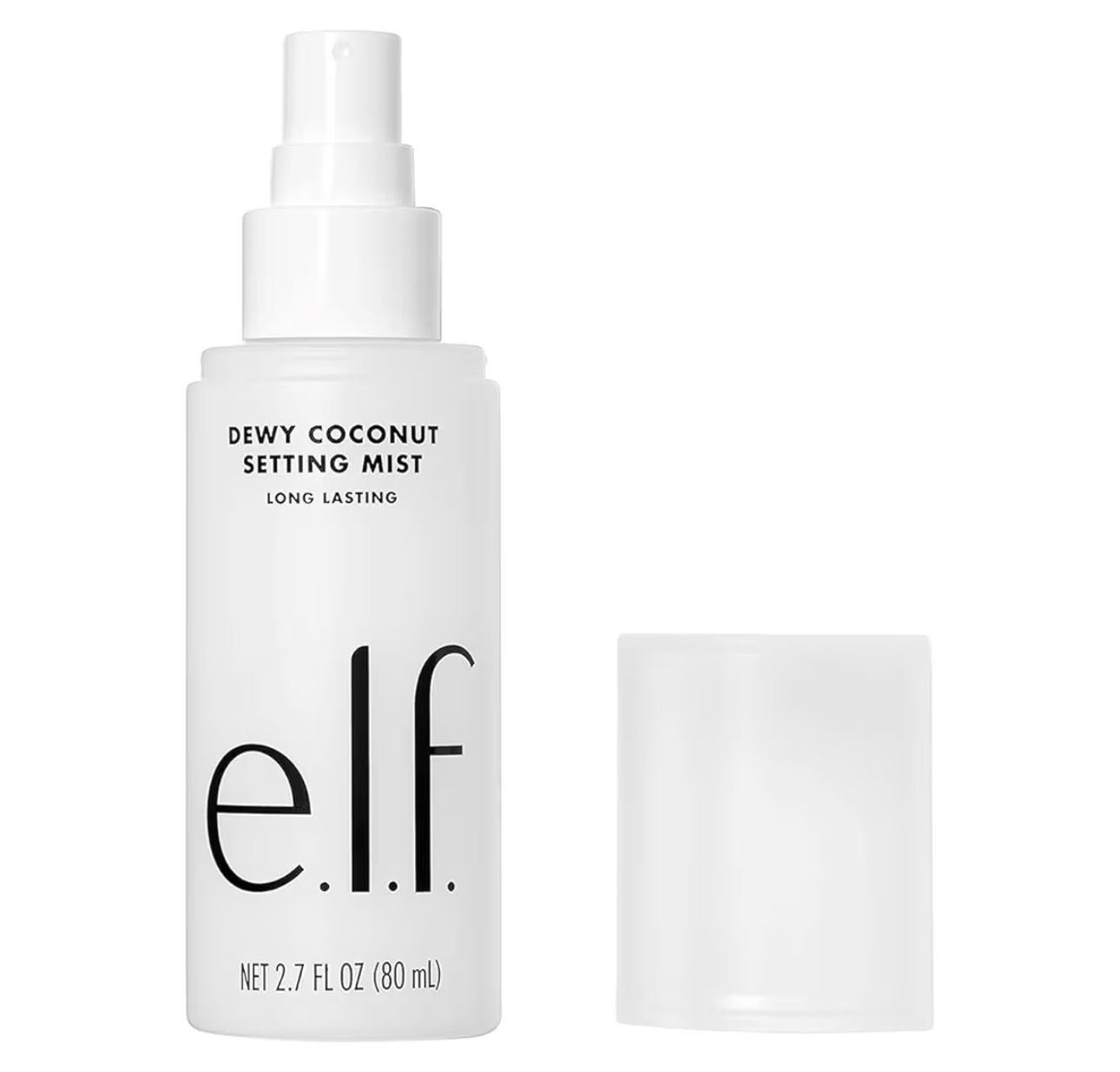 e.l.f. Dewy Coconut Setting Mist, Makeup Setting Spray For Hydrating &amp; Conditioning Skin, Infused With Green Tea, Vegan &amp; Cruelty-Free, 2.7 Fl Oz