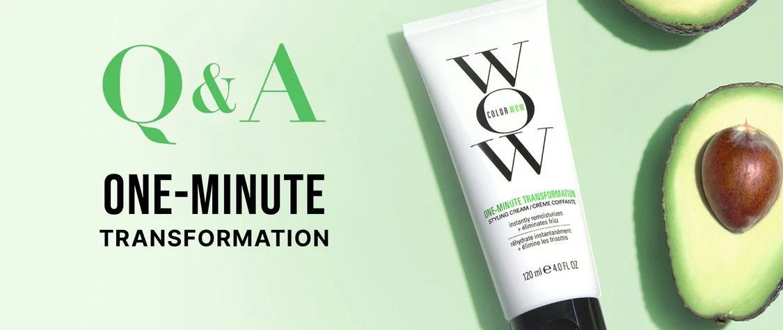 COLOR WOW One Minute Transformation – Instant frizz fix| Nourishing styling cream smooths, tames + defrizzes on the spot| Avocado oil + Omega 3’s hydrate, repair for silkier, smoother texture