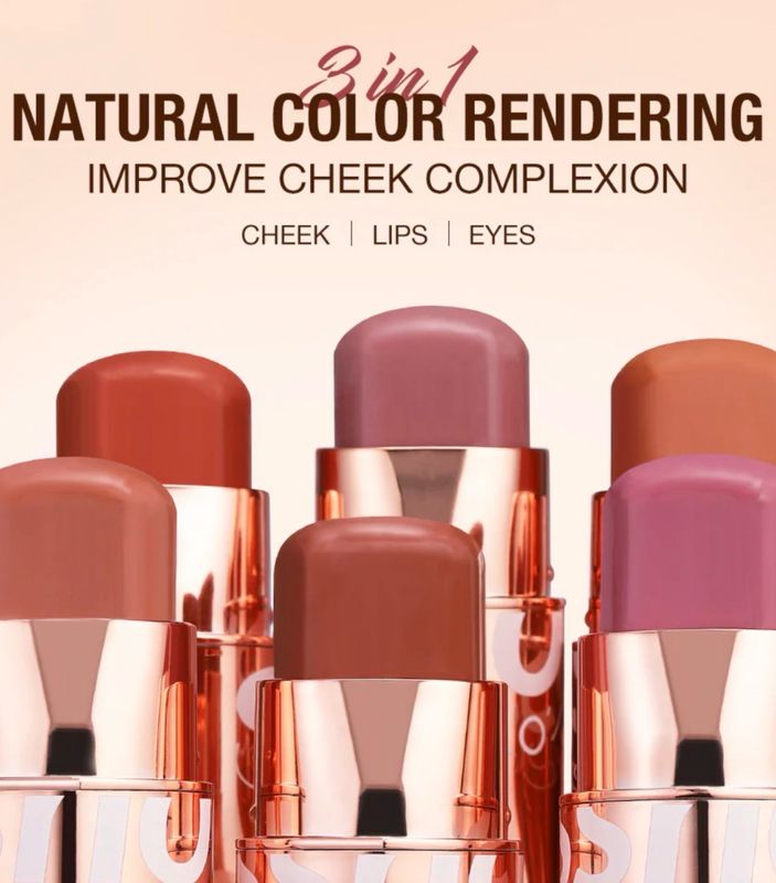 Multi Blush Chubby Stick • Hydrating Gloss Lip &amp; Cheek • Eye Beauty Cosmetics By Otwoo Available In 06 • 539 .. Price Drop