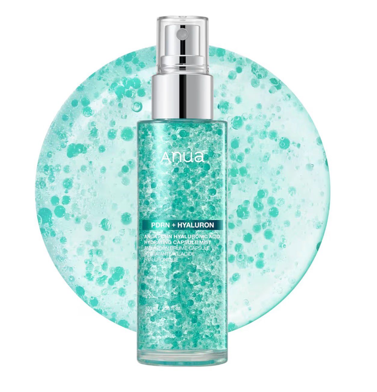 Anua PDRN Collagen Glow Facial Serum Spray • Hydrating Face Mist • Hyaluronic Acid • Dewy Glass Finish • All Skin Types • Instant Plumping Hydration • Firming Care • Korean Skincare • 3.38 oZ • 100 mL