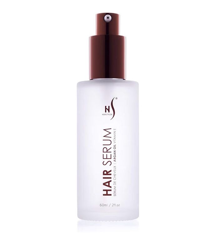 HS HerStyler Hair Repair Serum • Argan Oil Hair Serum for Frizzy • Damaged Hair For Frizz • Styling • Shine • Lightweight • Hydrating • Fast Absorbing For Thicker • Fuller Hair 2 Oz • 60 mL