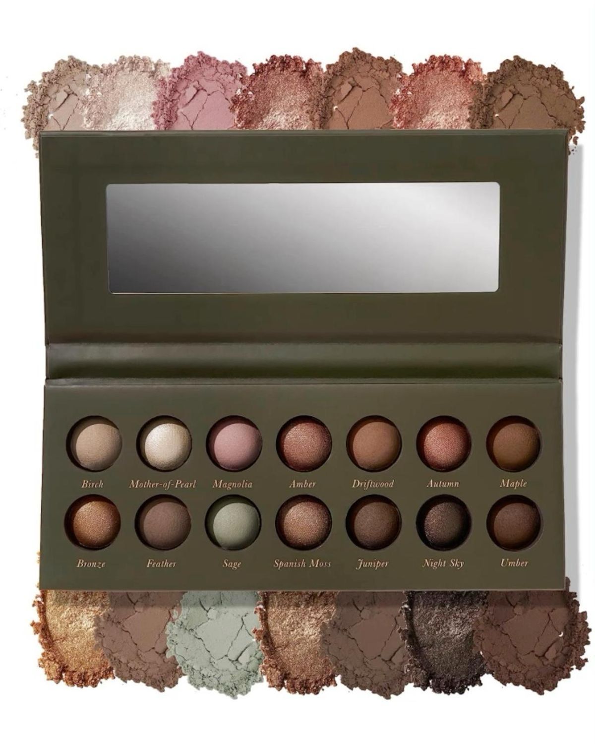 K’Apeine Geller Baked Full Face Basics The Delectables Earthy Essentials Baked Eyeshadow Palette | 14 Pigmented Eyeshadows Blendable Natural Look