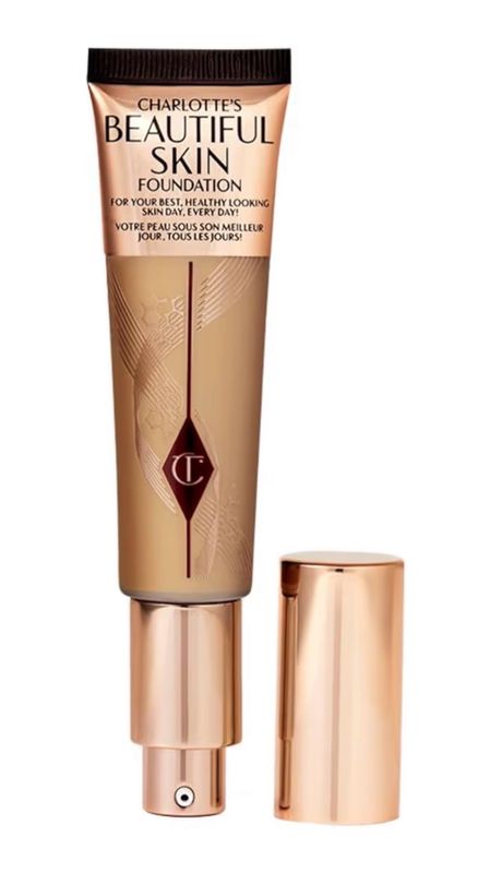 Charlotte Tilbury Beautiful Skin Medium Coverage Hydrating Foundation Buildable Liquid Makeup for Instant Glow•Plumping Hydration•Lasting Skincare Benefits • 30mL • Available 4W•5N•6C • Price Drop