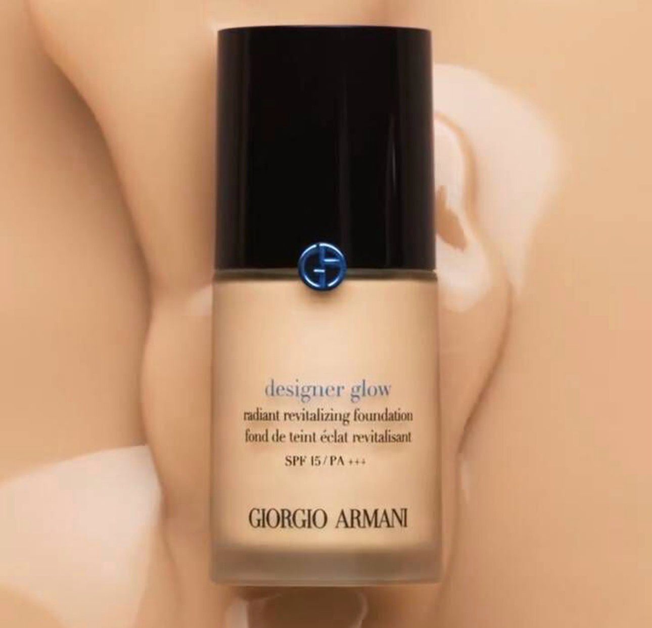 Giorgio Armani Designer • Glow • Radiant • Revitalizing Foundation With SPF 15 / PA +++ • 30 mL • Price Drop