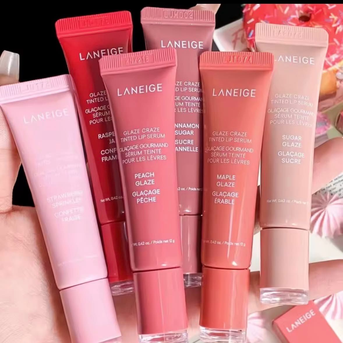 Laneige Glaze Craze Tinted Lip Serum, Visibly Plump &amp; High Shine, 12g / 0.42oZ