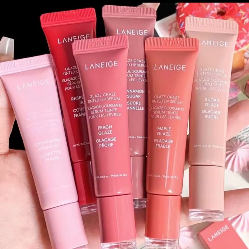 Laneige Glaze Craze Tinted Lip Serum, Visibly Plump &amp; High Shine, 12g / 0.42oZ