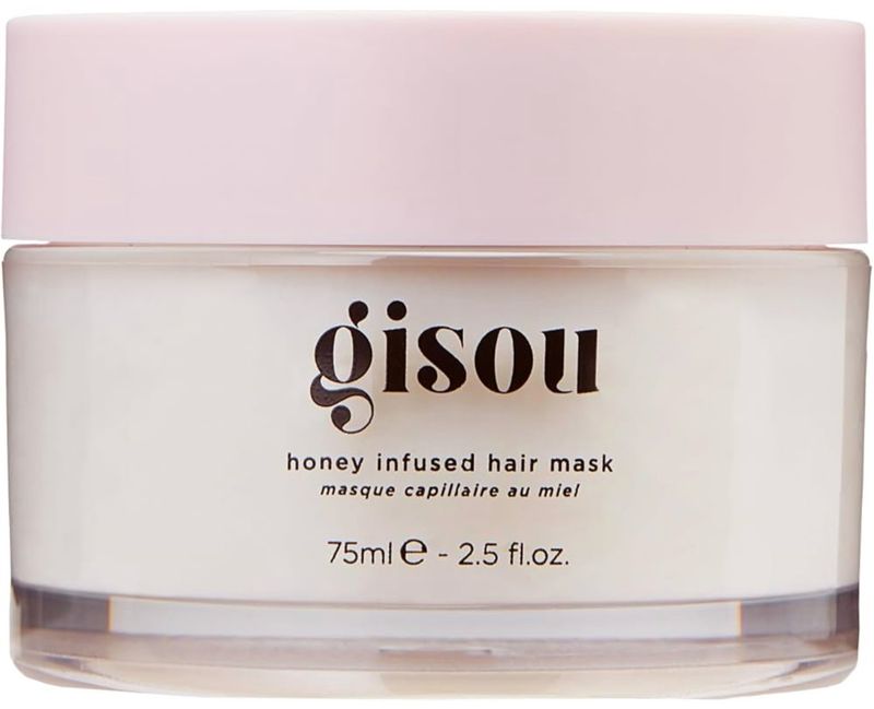 Gisou • Gisou Honey Infused Hair Mask Travel Size to Hydrate and Repair for Softer • Stronger • More Manageable Hair • TSA-Approved Mask • 2.5 oZ • 75 mL