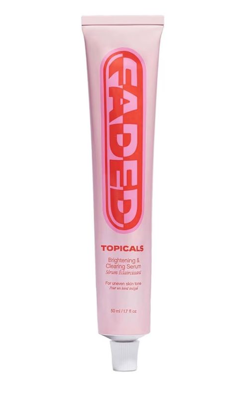 Topicals Faded Brightening • Clearing Serum | Reduces Discolouration • Post-Blemish Marks • Scars and Spots | Contains • Kojic Acid •Niacinamide•Vegan•Cruelty-Free • 1.7 oZ • 50 mL