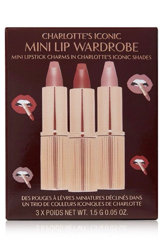 Charlotte Tilbury Iconic Mini Lip Wardrobe • Small Gift Set 3 Pcs • Limited Edition • 1.5 g • 0.05 oZ