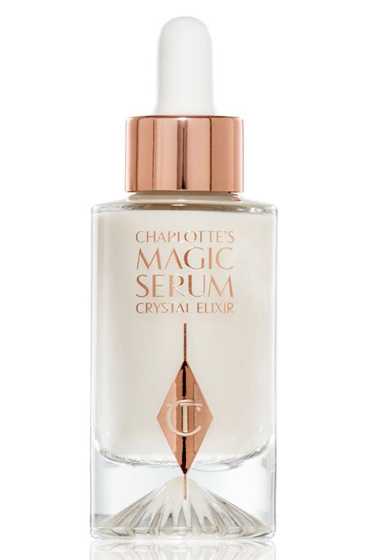 Charlotte Tilbury Magic Face Serum Crystal Elixir • Firming Peptide Serum for Face • Neck Enriched with Plant Adaptogen Extracts to Boost Skin Barrier Function Moisture Retention • 30 mL