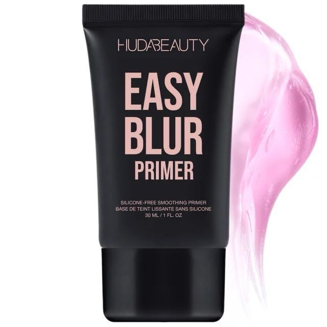Huda Beauty Easy Blur Silicone-Free • Smoothing • Pore Minimizer Primer • Ultra-Blurring • Silicone-Free Primer with Instant Oil-Control • Soft-Focus Finish • 30 mL