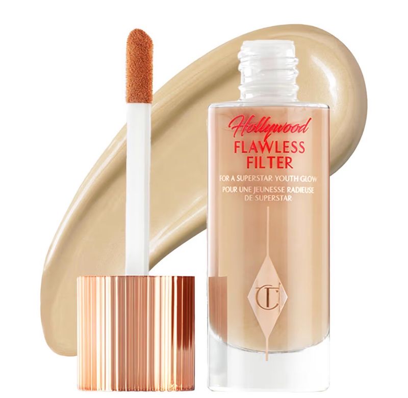 Charlotte Tilbury Hollywood Flawless Filter - Multi‑Use Makeup Foundation•Complexion Booster•Illuminating•Highlighter with Sheer Coverage • Smooths &amp; Blurs Skin • 30 mL • Price Drop