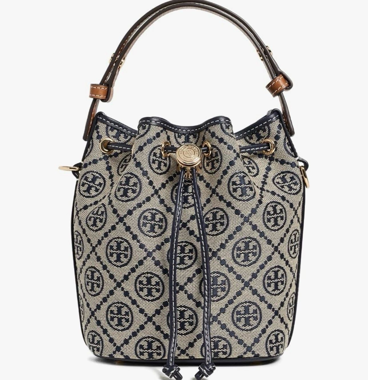 Tory Burch Women's T Monogram • Mini Bucket Bag • Tory Navy • One Size