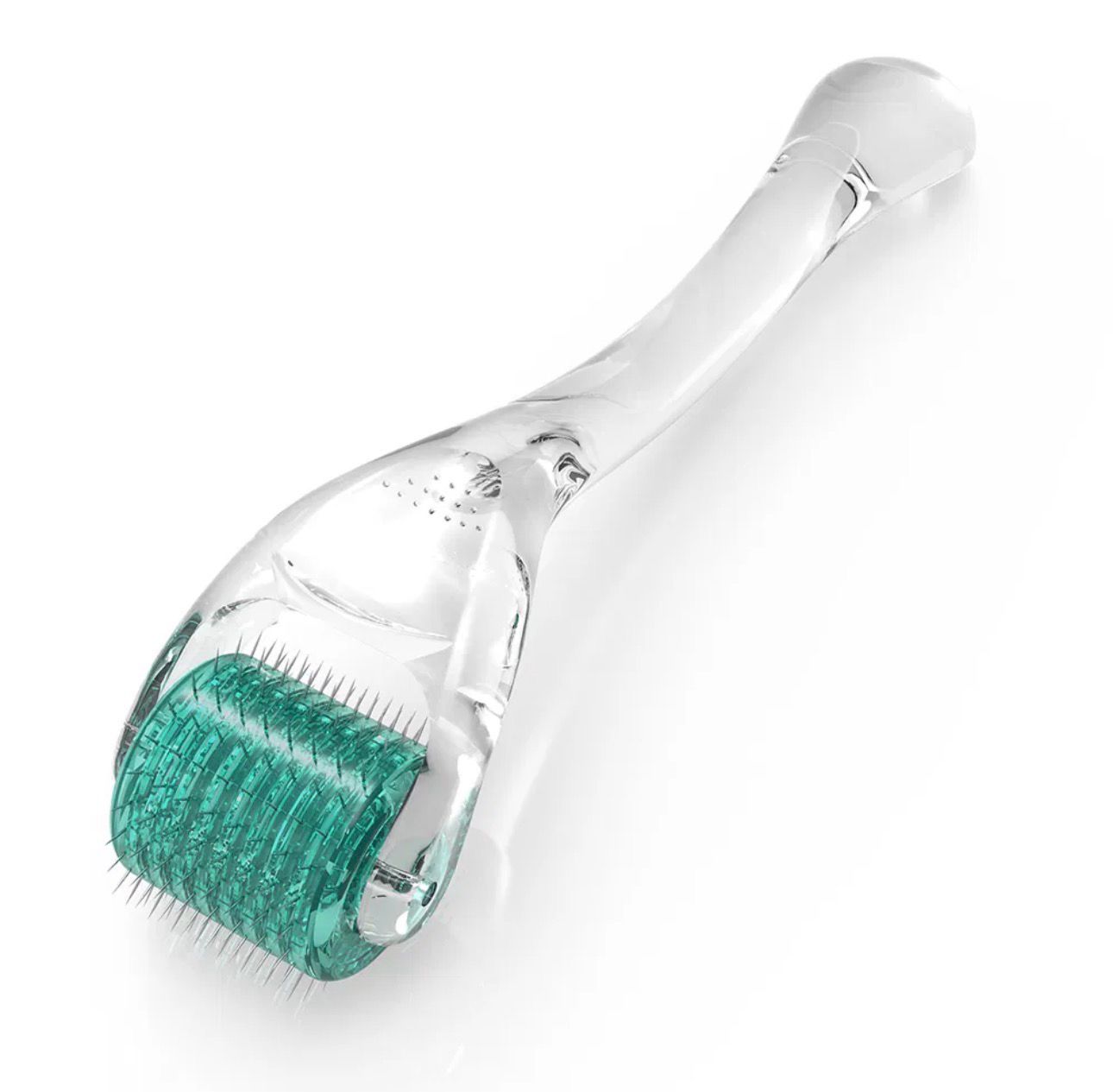 High Grade Professional Derma Roller • 192 Titanium Micro Needle Technology | Pain-free Skin Stimulator•Enhances Absorption Of Skincare Products | Suitable For All Skin Types • Aqua Blue