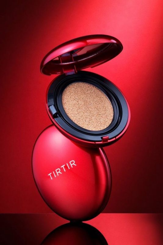 TirTir Mask Fit Red Cushion Foundation | Full Coverage • Weightless • Skin Fit • Satin Glow Finish • Korean Makeup BB Foundation • Beauty • Tattoo Cover up • Buildable • Up To 72 Hours Last