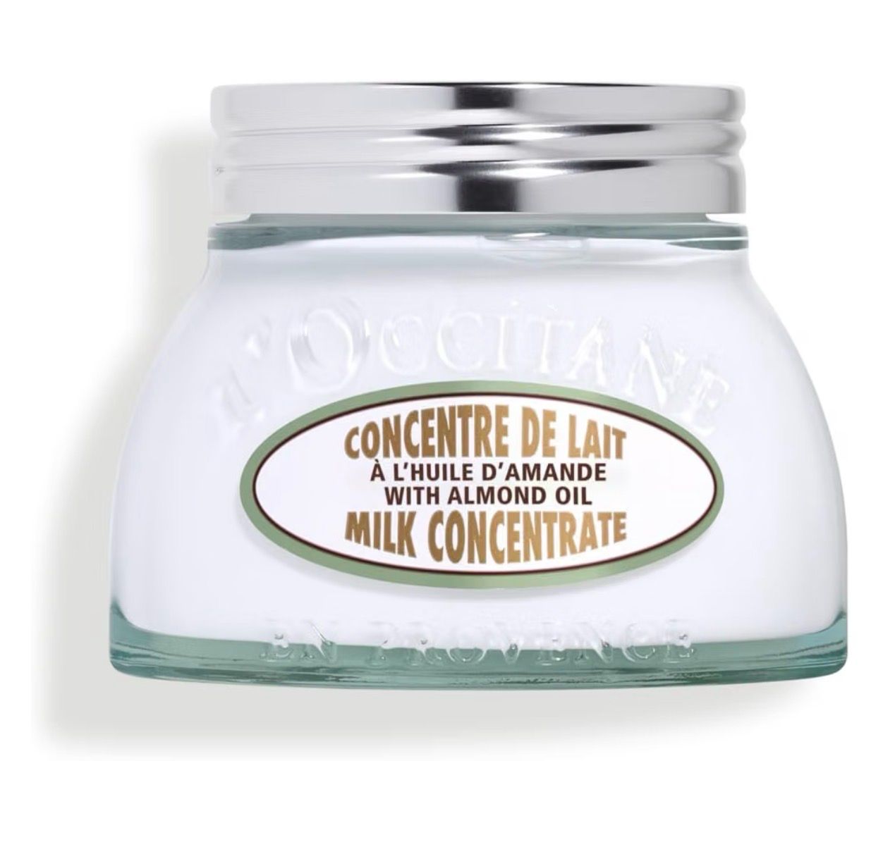 L’Occitane • Almond Milk Concentrate • 48 Hour Hydration* Moisturizes • Firms &amp; Smooths Skin with Almond Milk &amp; Oil • Clean Skincare • Non-Greasy • Vegan • 200 mL