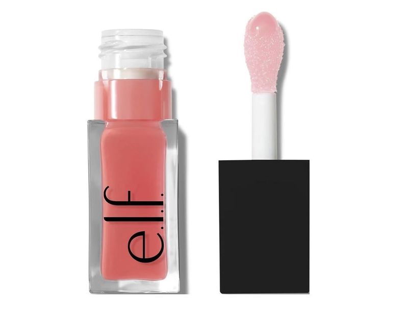 e.l.f. Glow Reviver Lip Oil • Pink Quartz • Nourishing Tinted Lip Oil For A High-Shine Finish • Infused With Jojoba Oil • Vegan &amp; Cruelty-free
