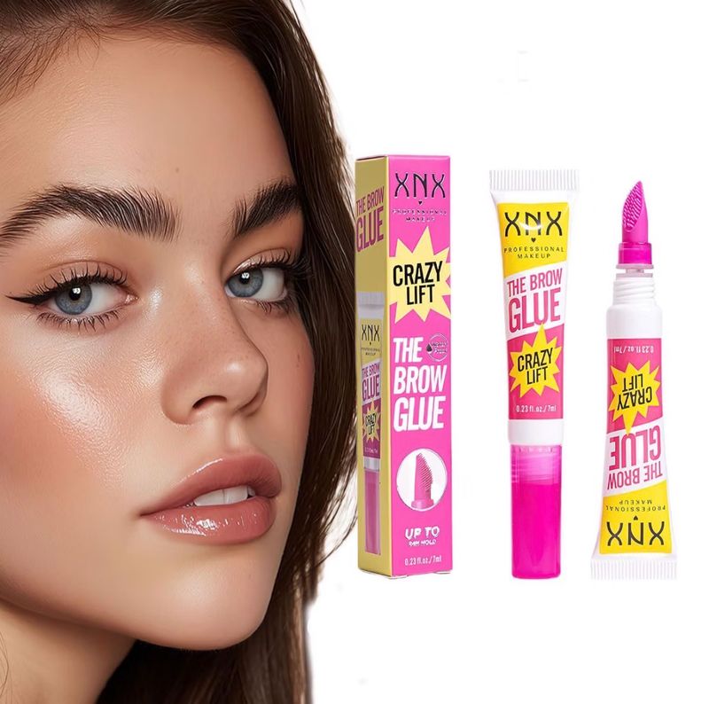 Brow Lamination Gel with Comb • Super Lock Brow Glue • Waterproof 24h • Clear • Non-Flaky &amp; Sweatproof Natural Feathered Look • Long Lasting Strong Hold Clear Gel for Defined Eyebrow • 4.54 g