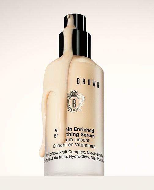 Bobbi Brown Vitamin Enriched Smoothing Serum • Glowy • Hydrating • Overnight Face Serum • Niacinamide &amp; Vitamin C • 1 Fl Oz • 30 mL
