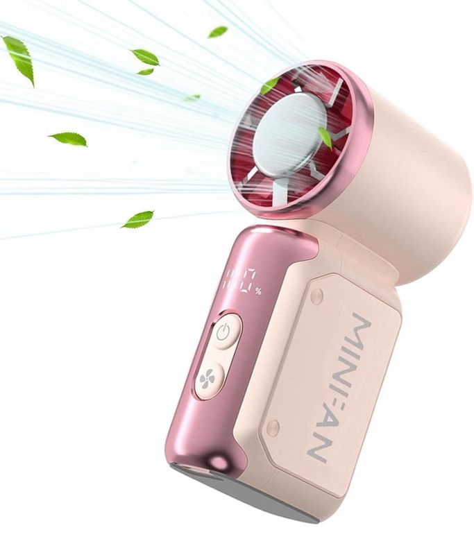 Fan Latest Mini • Rechargeable • Digital • Portable •199 Speed Adjustable • Makeup Cooler Mini Fan • Outdoor Camping • Home Office Bedroom Vacation • Beach Sports Hiking Commuting •