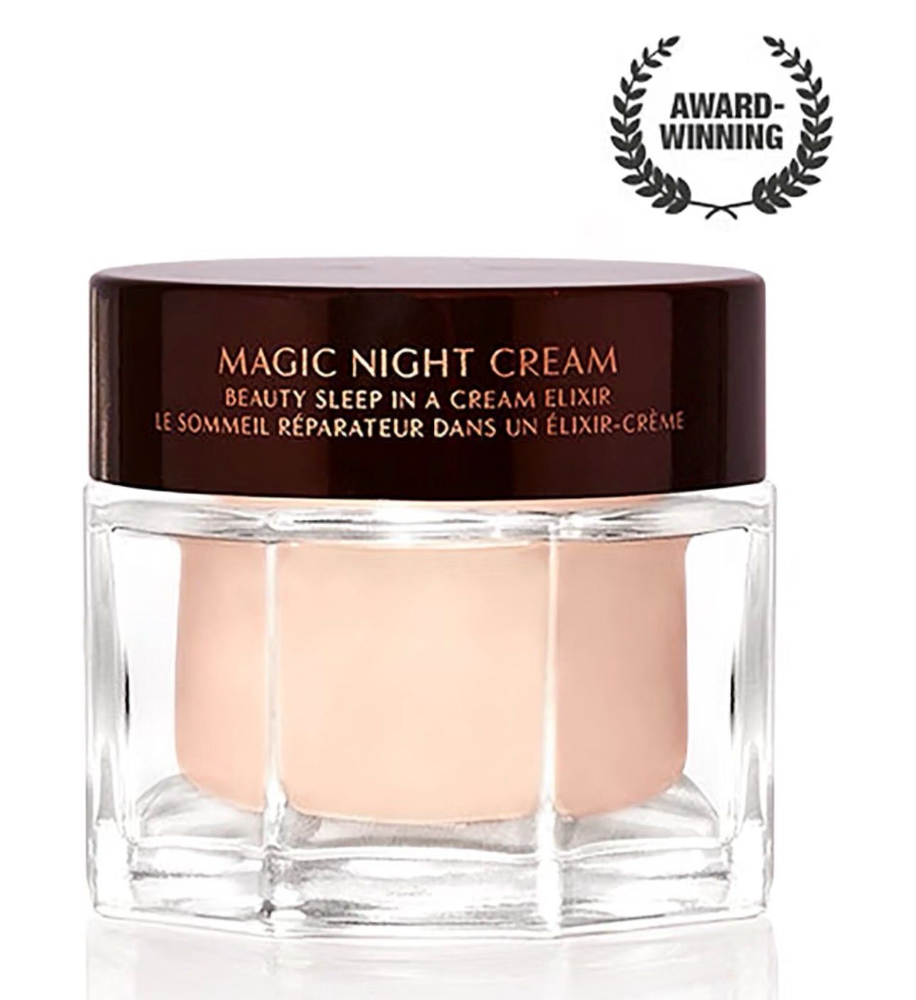 Charlotte Tilbury Magic Night Cream • Firming &amp; Plumping Face Moisturizer • Infused with Time-Released Retinol to Help Reduce the Appearance of Wrinkles &amp; Sagging Skin Overnight • 50 mL