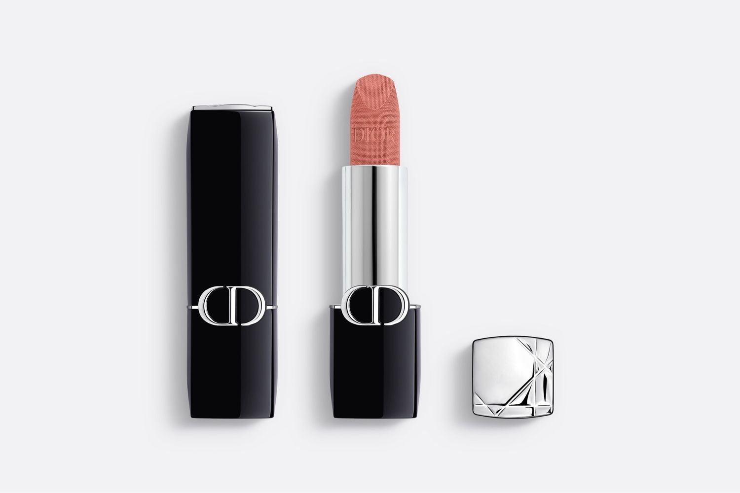 Dior Rouge Velvet Lipstick • 100 Nude • 558 Grace • Christian Dior • 0.12 oz Lipstick (Refillable)