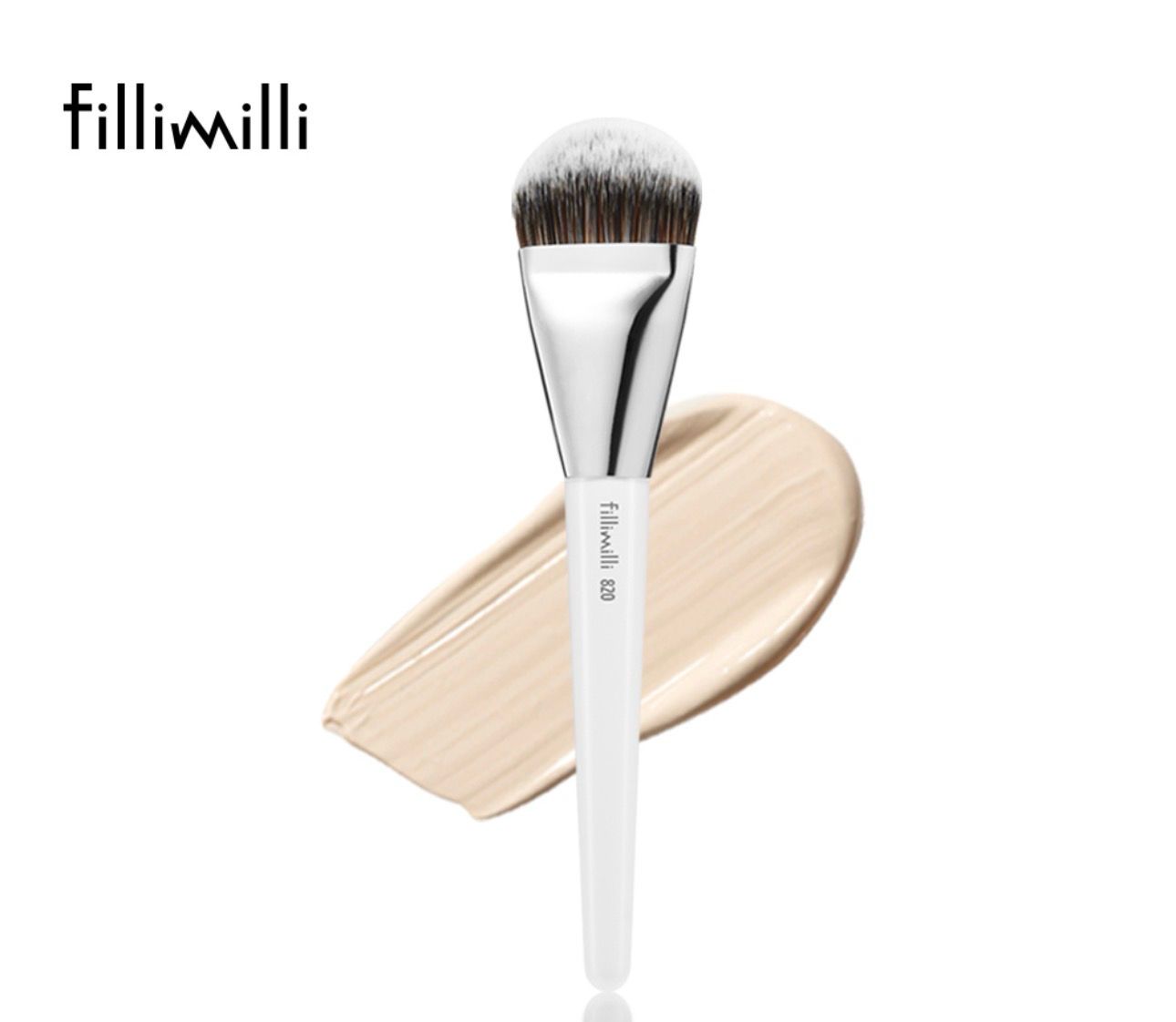 Fillimilli Large • Flat Foundation Brush 820 • Tongue Brush•
