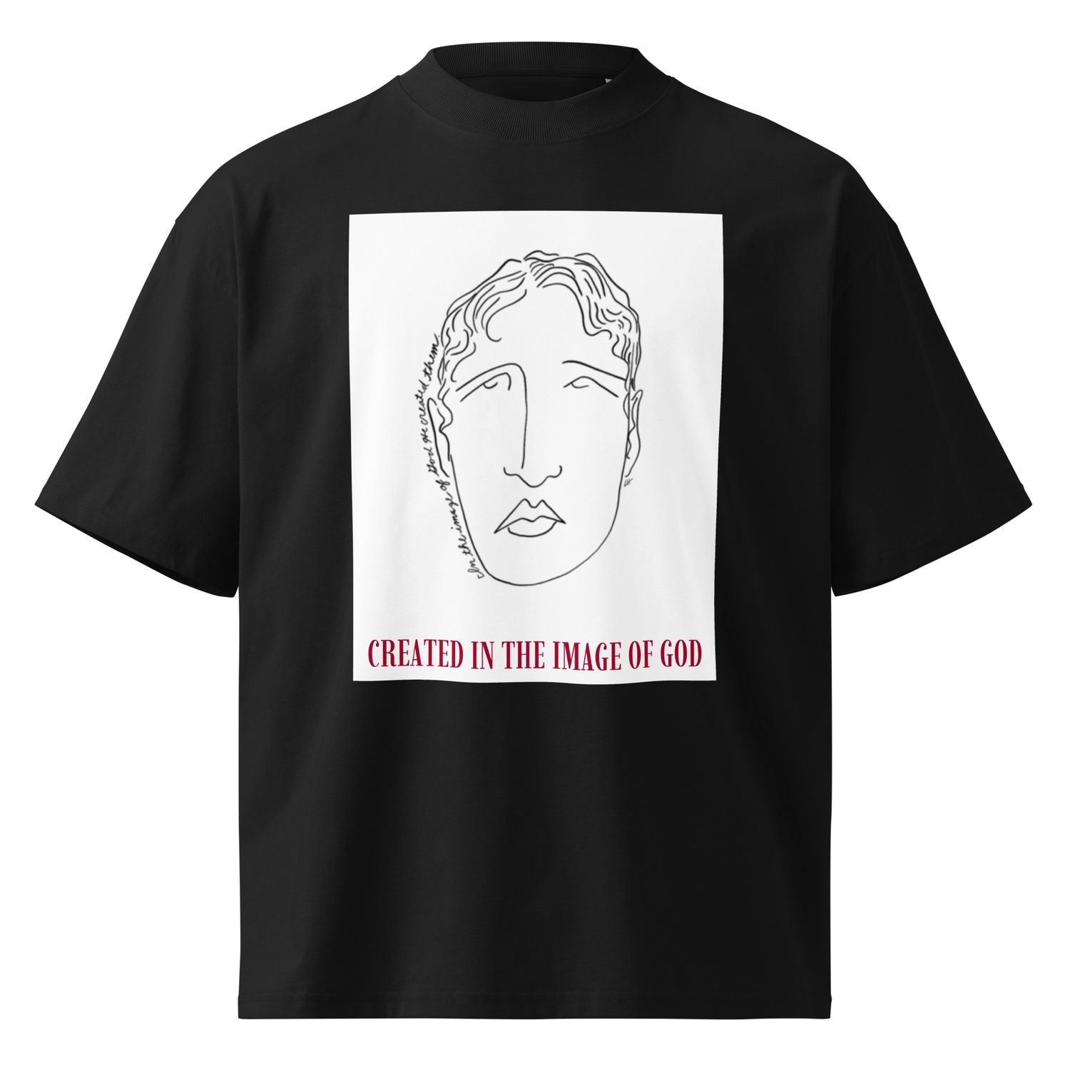 IMAGE OF GOD oversized tee