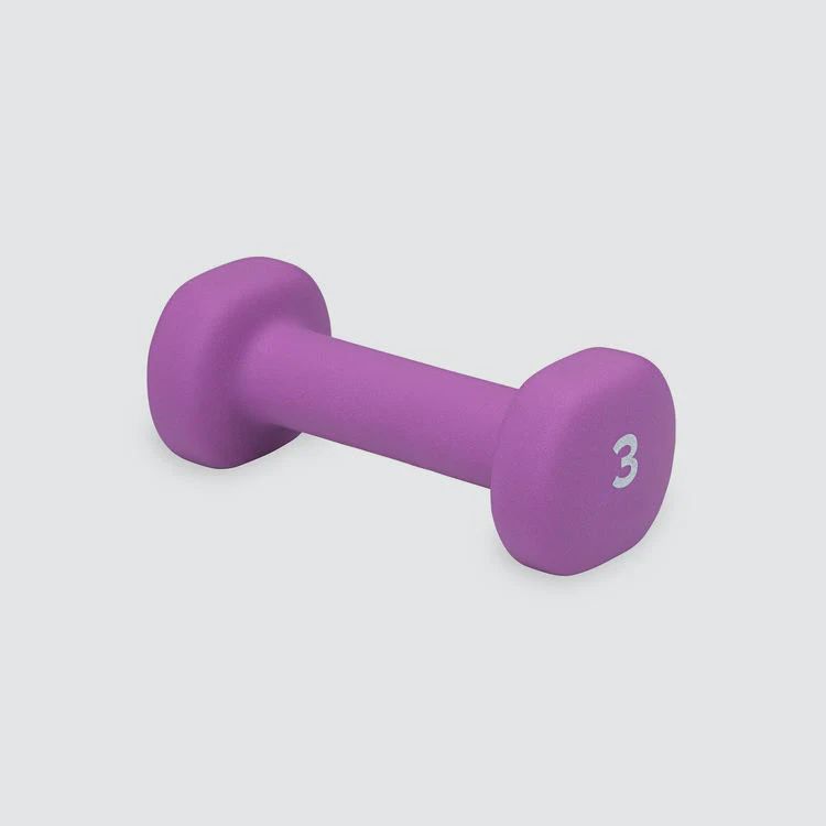3lb Purple Neoprene Hand Weights
