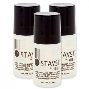 &quot;It Stays&quot; Roll On Body Adhesive