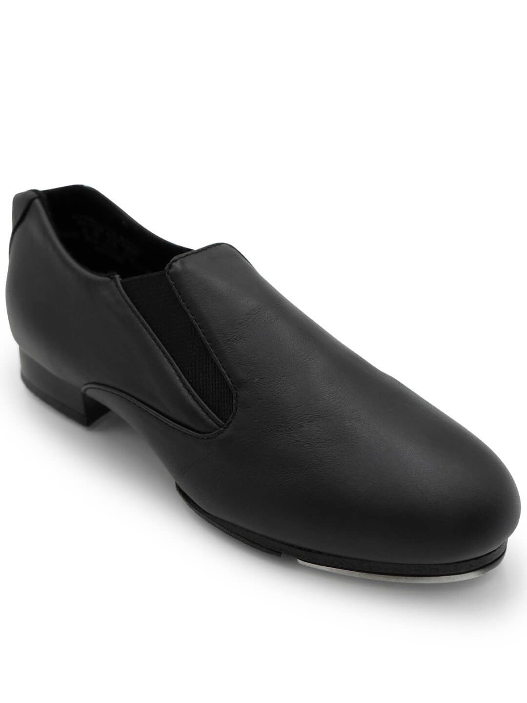 Capezio Riff Slip-On Tap Shoe, Color: Black, Size: 4, Width: M