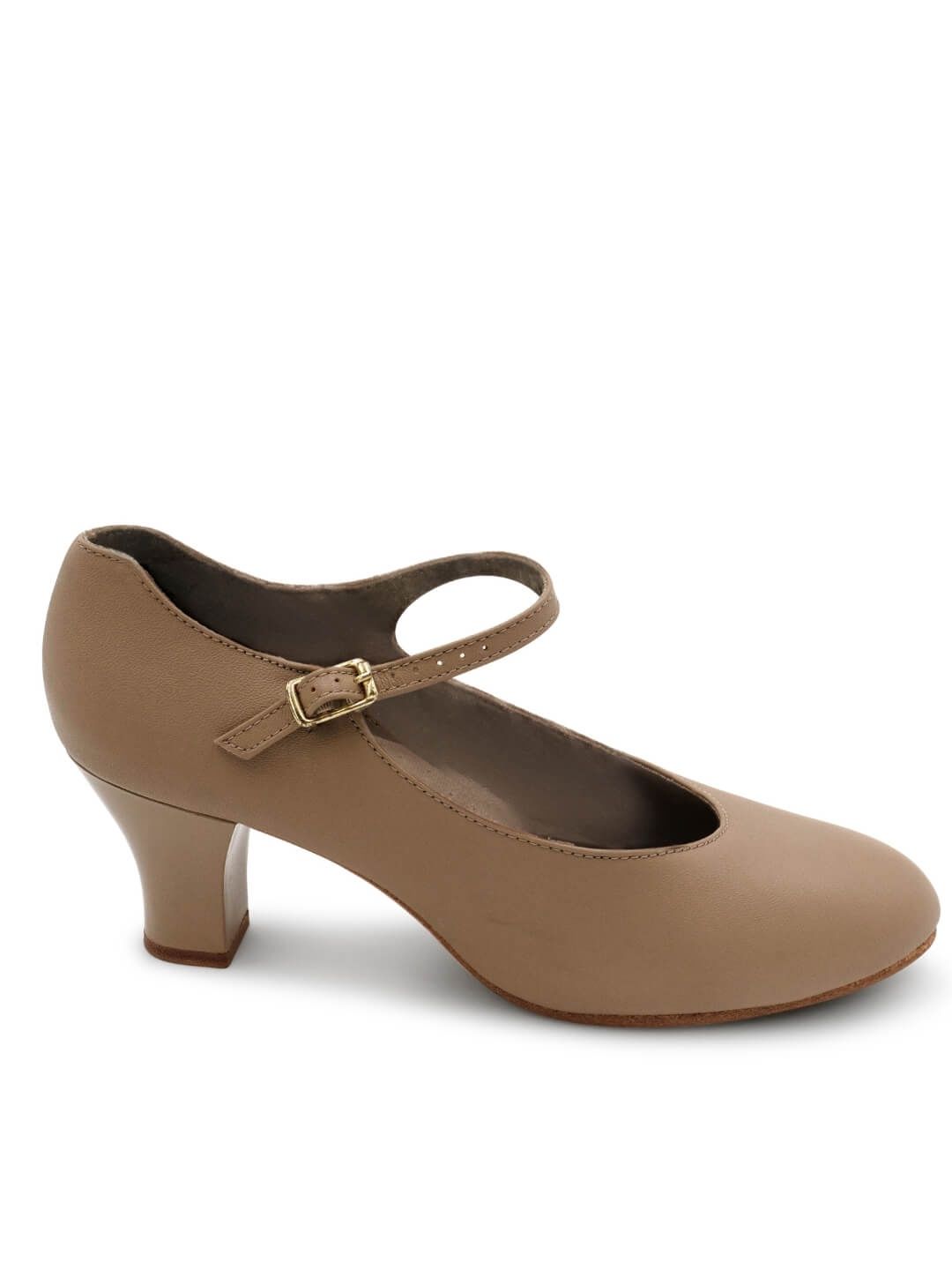 Capezio 2&quot; Student Footlight Character Shoe, Color: Caramel, Size: 4, Width: M