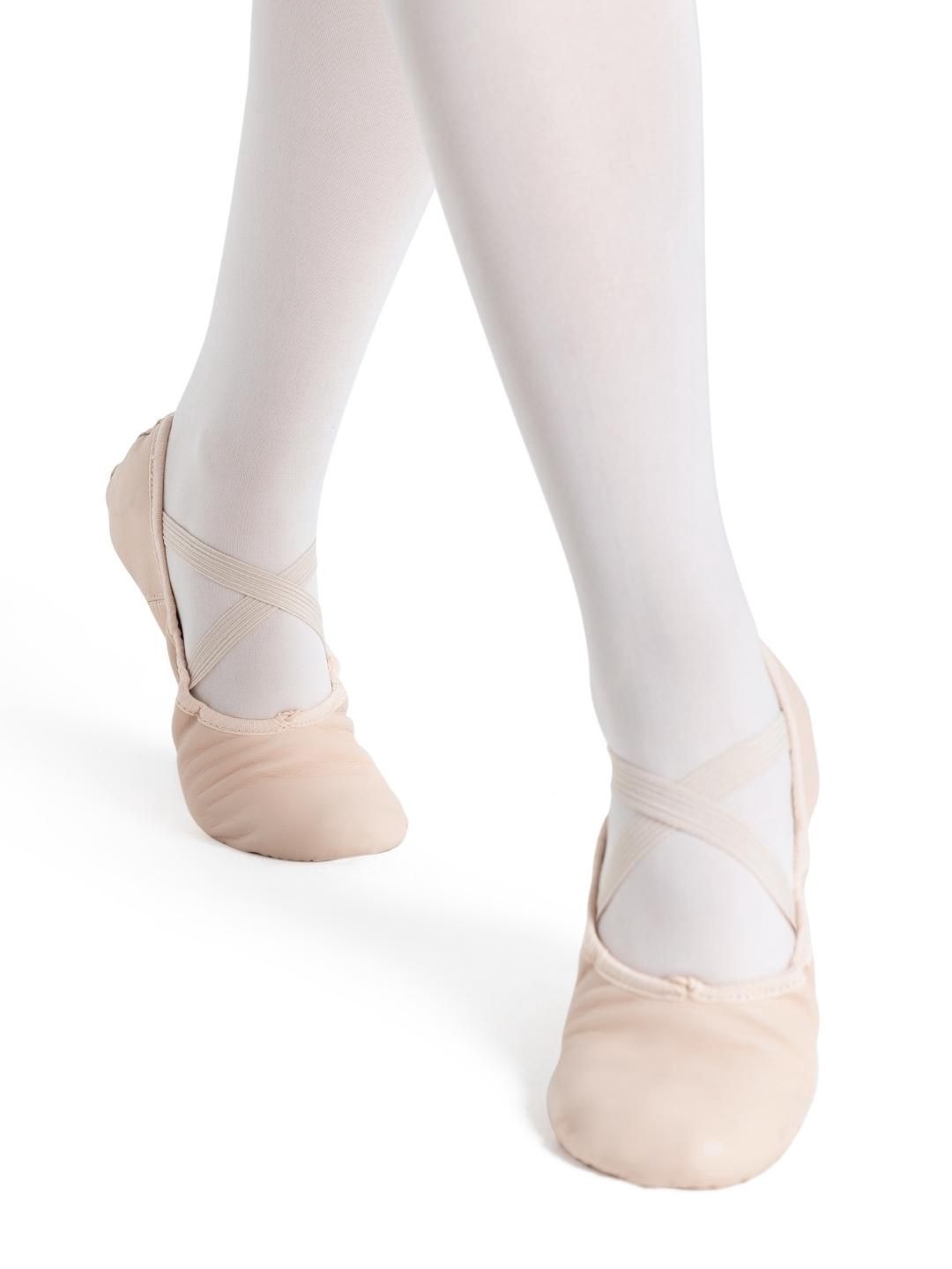 Leather Juliet Ballet Shoe, Color: LPK, Size: 4.5, Width: M