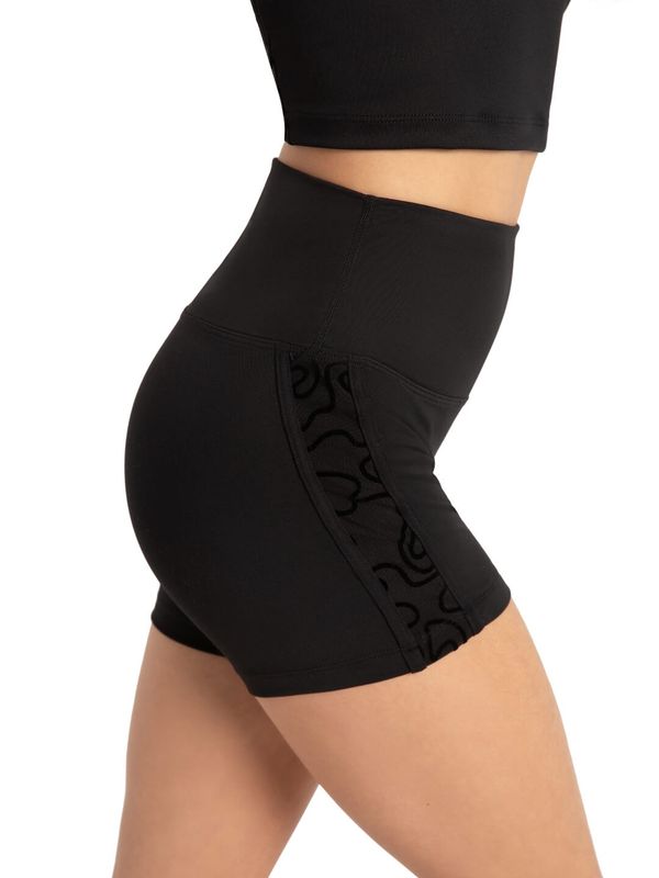 Capezio Bella Notte Vita Short - Adult, Color: BLK, Size: XSA