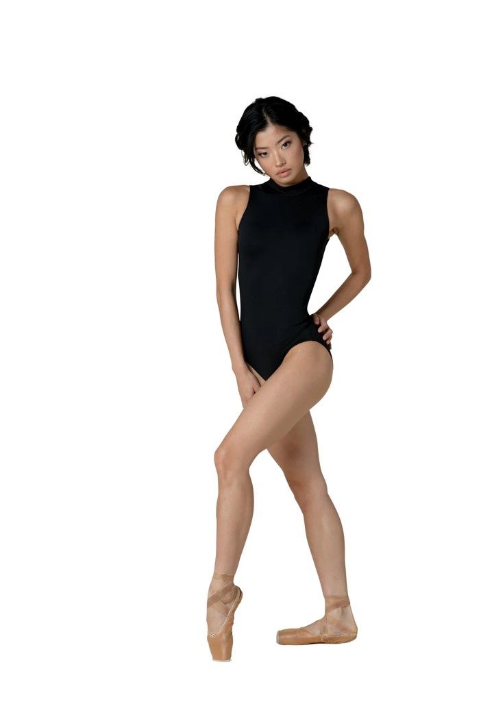 Adult Quinn Leotard, Color: Black, Size: P