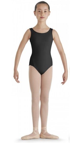 BLOCH Girls - Applique Mesh Back Camisole Tank Leotard