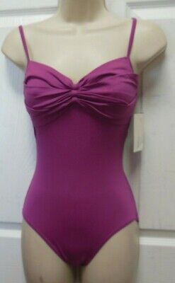 Gathered Bow Front Leo - Adult, Color: Pink, Size: SA