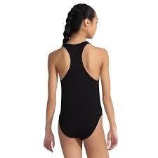 Seamless Rib Racerback Leo - Adult, Color: Black, Size: XS/S